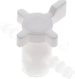 Labor-Schlauchhahn (PVDF), 6 (1/4") mm