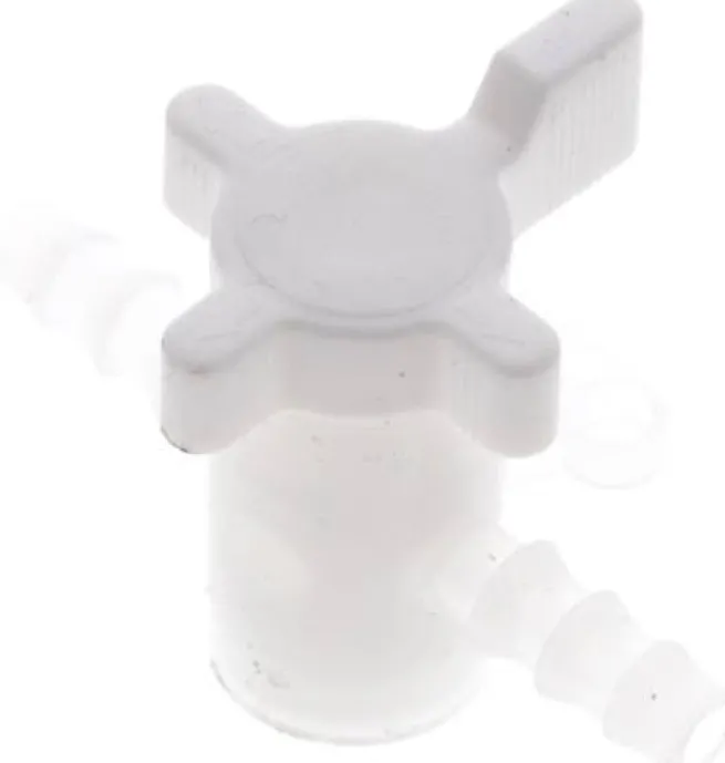 Labor-Schlauchhahn (PVDF), 6 (1/4") mm