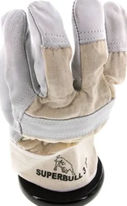 Lederhandschuh, schwere Leder- und Baumwollqualität, naturfarbenes, XXXl, Schutzklasse (EN 388) 3.1.2.2.X