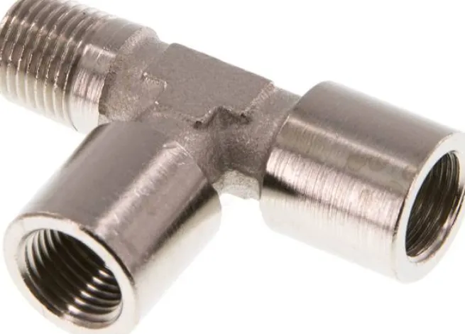 LE-Einschraubstück G 1/8"(IG)-R 1/8"(AG), Messing vernickelt