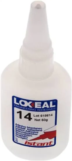 LOXEAL Sekundenkleber, 50 g, Hohe Festigkeit - langsame Aushärtung