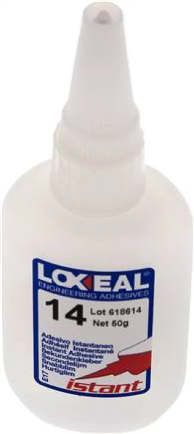 LOXEAL Sekundenkleber, 50 g, Hohe Festigkeit - langsame Aushärtung