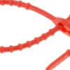Lösbarer Kabelbinder, 240mm, 2 Befestigungsaugen, rot