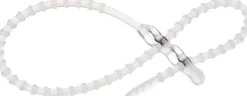 Lösbarer Kabelbinder, 320mm, 2 Befestigungsaugen, natur