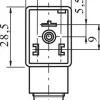 Magnetspule 230 V AC, Bauform M, Steckergröße 1B