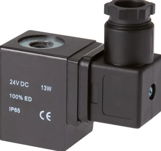 Magnetspule 24 V=, Bauform D, Steckergröße 3