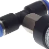 Manometer 0 - 16bar, 4mm Schlauch, IQS-Standard