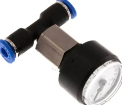Manometer 0 - 16bar, 4mm Schlauch, IQS-Standard