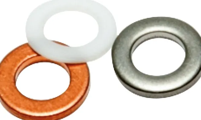 Manometer Dichtring, G 1/4", PTFE, Flachdichtungen (Standard)