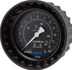 Manometer f. HRF 80mm, 0 - 12 bar, 15,9 mm Stutzen