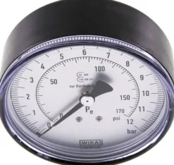 Manometer f. HRF 80mm, 0 - 12 bar, R 1/4"