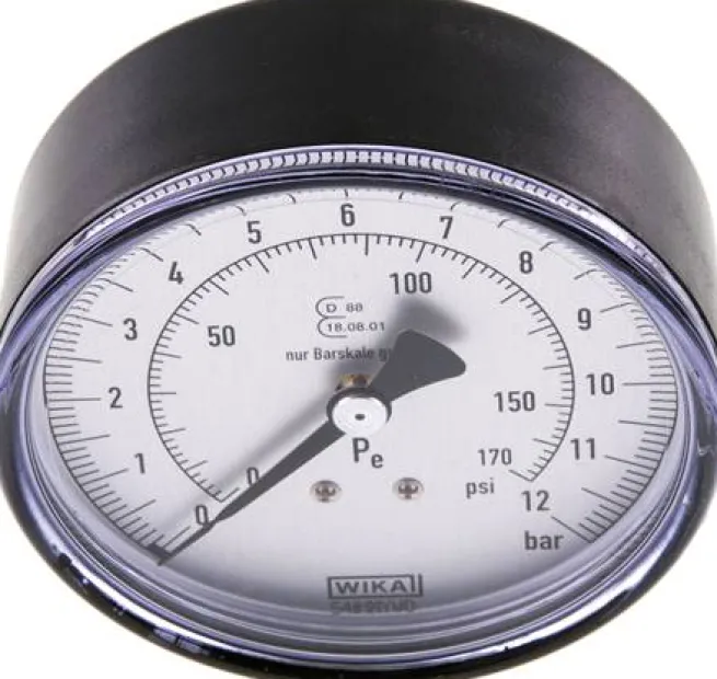 Manometer f. HRF 80mm, 0 - 12 bar, R 1/4"