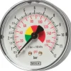 Manometer f. HRF 63mm, 0 - 12 bar, R 1/4"