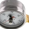 Manometer senkrecht (CrNi/Ms), 100mm, 0 - 40 bar, mit rückstellbarem Schleppzeiger
