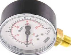 Manometer senkrecht (KU/Ms), 63mm, -1 bis 15 bar, G 1/4"