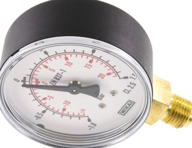 Manometer senkrecht (KU/Ms), 63mm, -1 bis 1,5 bar, G 1/4"