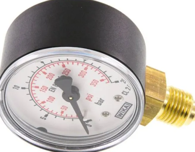 Manometer senkrecht (KU/Ms), 50mm, 0 bis 25 bar, G 1/4"