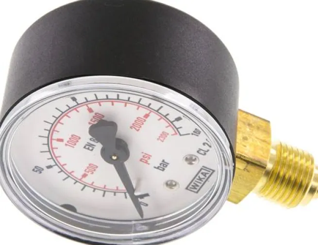 Manometer senkrecht (KU/Ms), 50mm, 0 bis 160 bar, G 1/4"
