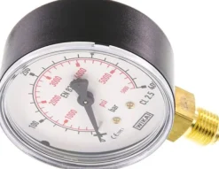 Manometer senkrecht (KU/Ms), 63mm, 0 bis 400 bar, G 1/4"