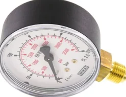 Manometer senkrecht (KU/Ms), 63mm, 0 bis 250 bar, G 1/4"