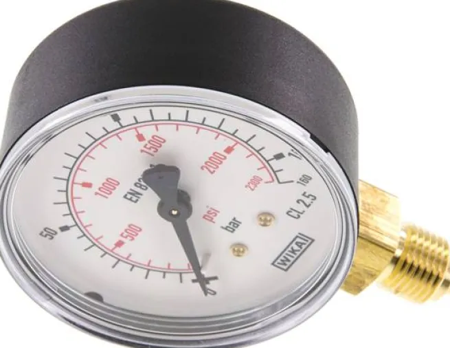 Manometer senkrecht (KU/Ms), 63mm, 0 bis 160 bar, G 1/4"