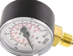 Manometer senkrecht (KU/Ms), 50mm, 0 bis 100 bar, G 1/4"
