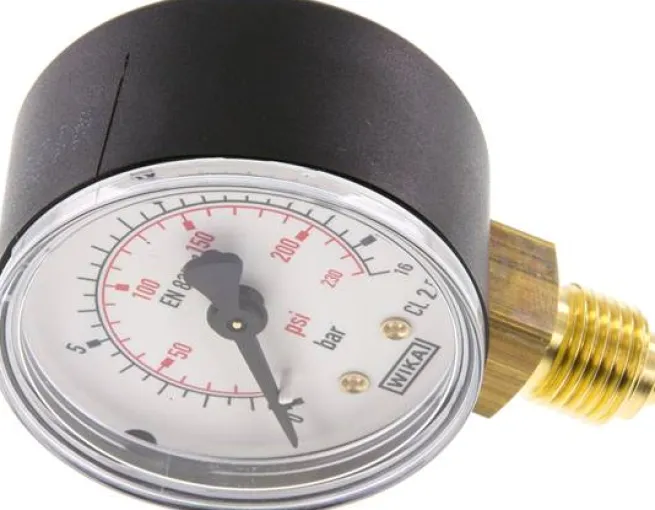 Manometer senkrecht (KU/Ms), 50mm, 0 bis 16 bar, G 1/4"