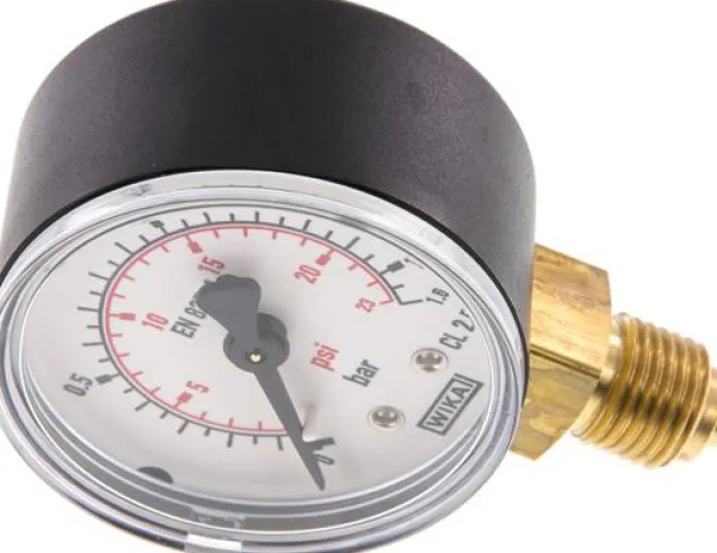 Manometer senkrecht (KU/Ms), 50mm, 0 bis 1,6 bar, G 1/4"