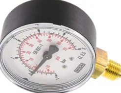 Manometer senkrecht (KU/Ms), 63mm, -1 bis 5 bar, G 1/4"