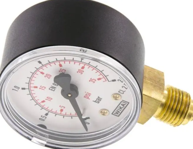 Manometer senkrecht (KU/Ms), 50mm, 0 bis 2,5 bar, G 1/4"