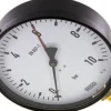 Manometer senkrecht, 160mm, 0 - 10 bar