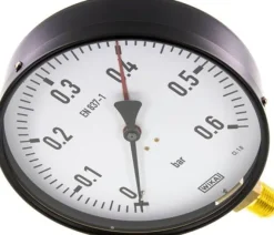 Manometer senkrecht, 160mm, 0 - 0,6 bar