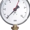 Manometer senkrecht, 80mm, 0 - 1,6 bar