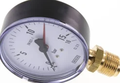 Manometer senkrecht, 80mm, 0 - 16 bar
