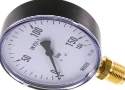 Manometer senkrecht, 100mm, 0 - 160 bar