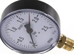 Manometer senkrecht, 100mm, 0 - 2,5 bar