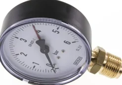 Manometer senkrecht, 80mm, 0 - 6 bar