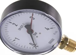 Manometer senkrecht, 100mm, 0 - 4 bar