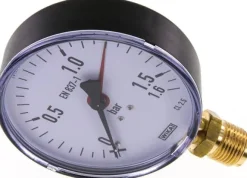 Manometer senkrecht, 100mm, 0 - 1,6 bar