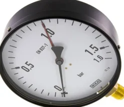 Manometer senkrecht, 160mm, 0 - 1,6 bar
