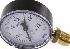 Manometer senkrecht, 80mm, 0 - 2,5 bar