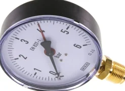 Manometer senkrecht, 100mm, 0 - 6 bar