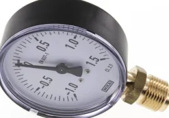 Manometer senkrecht, 80mm, -1 bis 1,5 bar