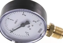 Manometer senkrecht, 80mm, -1 bis 3 bar