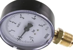 Manometer senkrecht, 80mm, -1 bis 5 bar