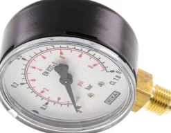 Manometer senkrecht (ST/Ms), 63mm, 0 - 0,6 bar, G 1/4"