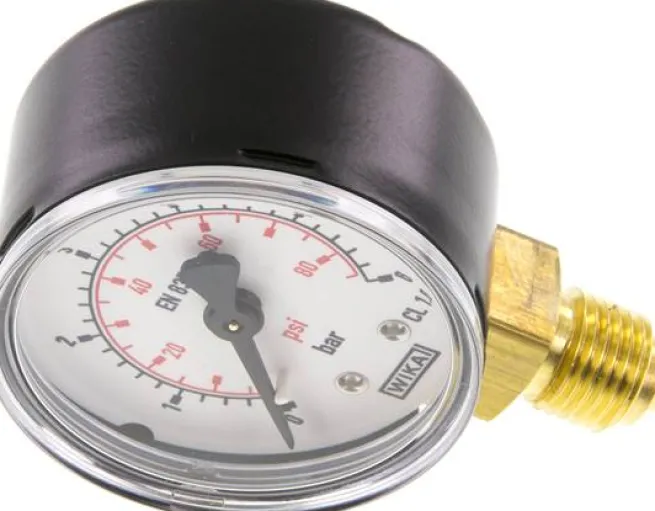Manometer senkrecht (ST/Ms), 50mm, 0 - 6 bar, G 1/4"