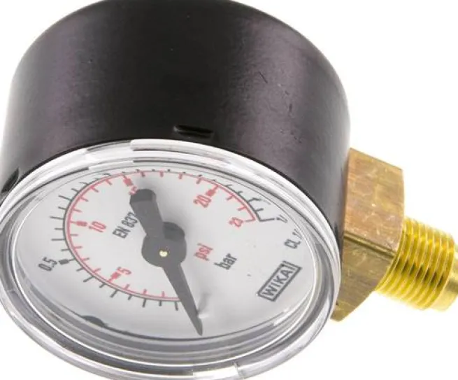 Manometer senkrecht (ST/Ms), 40mm, 0 - 1,6 bar, G 1/8"