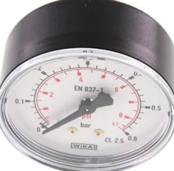 Manometer waagerecht (KU/Ms), 63mm, 0 - 0,6 bar, G 1/4"