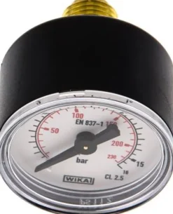 Manometer waagerecht (KU/Ms), 40mm, 0 - 16 bar, G 1/4"